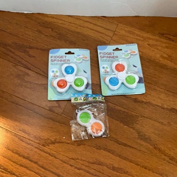 Set of three fidget spinner/poppits - Picture 1 of 3